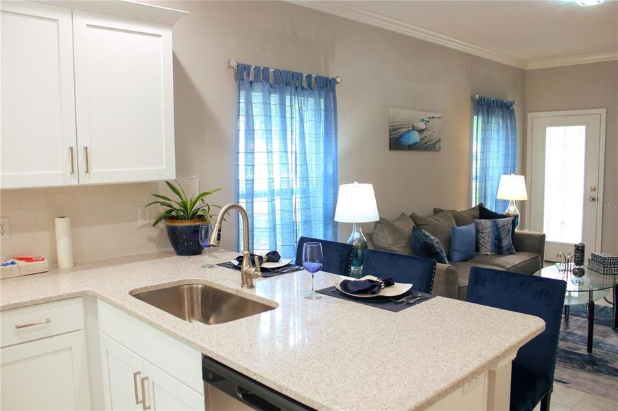 Furnished interior view inside a new home in , Leesburg (Image 10). Furnished interior view inside a new home in , Leesburg (Image 10).