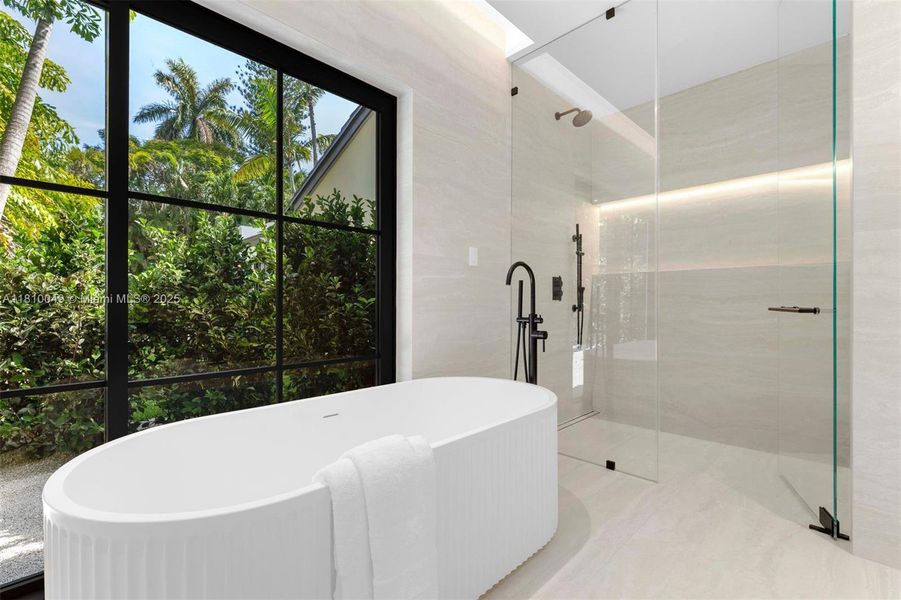 Furnished interior view inside a new home in , Miami (Image 16).