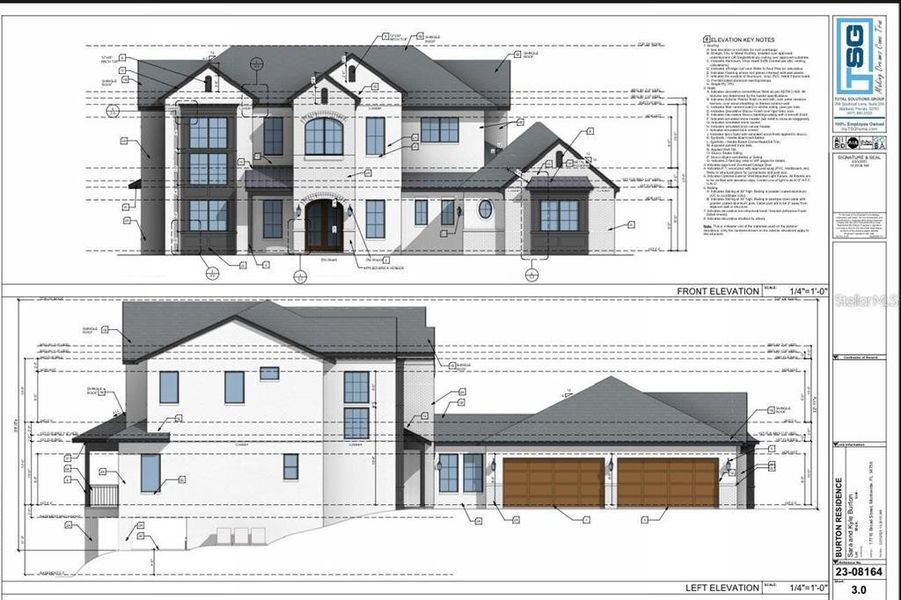Exterior rendering of this home design in , Montverde, FL (Image 3).