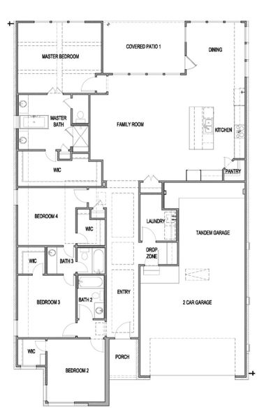 2D floor plan layout of this home in Windsong, Boerne, TX (Image 2). 2D floor plan layout of this home in Windsong, Boerne, TX (Image 2).