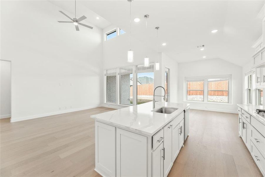 Furnished interior view inside a new home in Sutton Fields, Celina (Image 11).