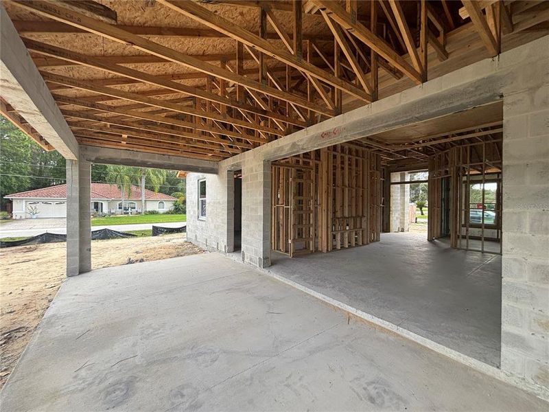 In-progress construction of a new home in , Palm Coast, FL (Image 33).