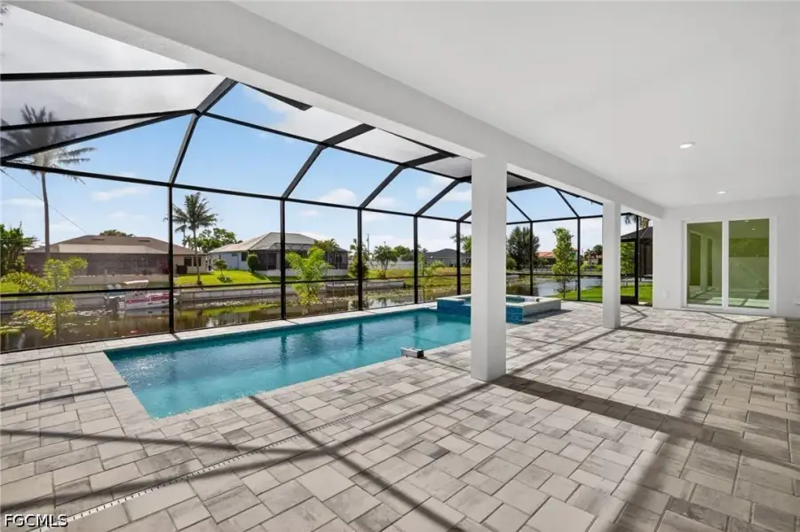 Exterior details and patio area of a home in Cape Coral, Cape Coral (Image 21).