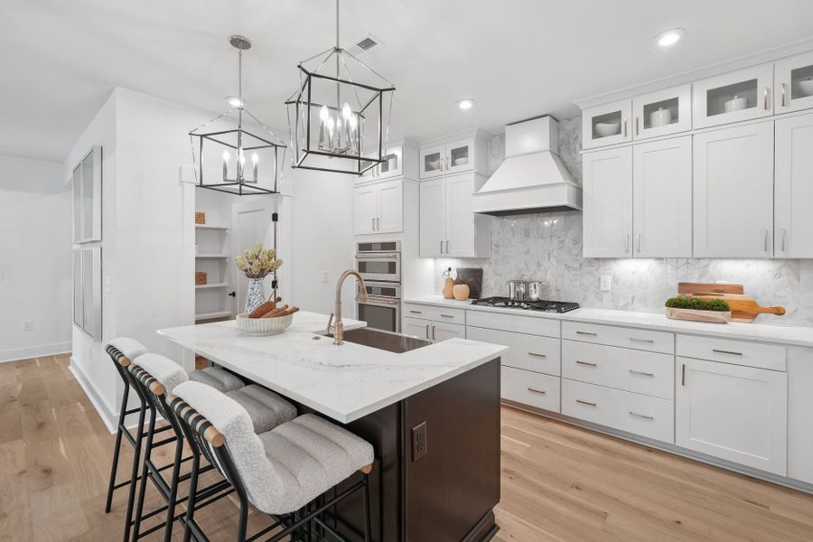 Representative furnished interior of a home built from the Cypress Cove by Tri Pointe Homes in The Pines Collection at Serenity, Fuquay Varina (Image 7).