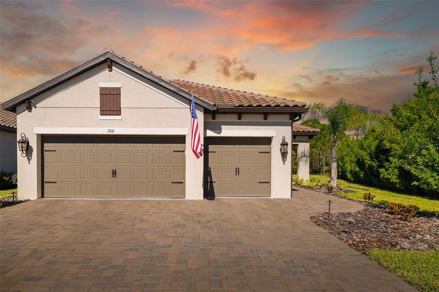 Front exterior of a new home in , Nokomis, FL, highlighting curb appeal (Image 28).