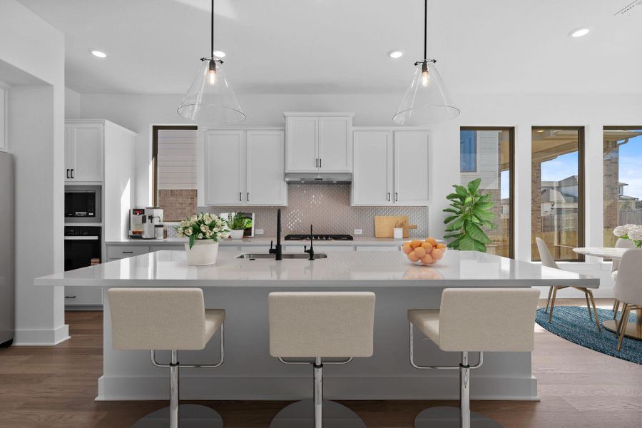 Light & Bright Kitchen - Virtually Staged