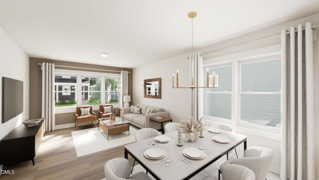 Dining + Living Room