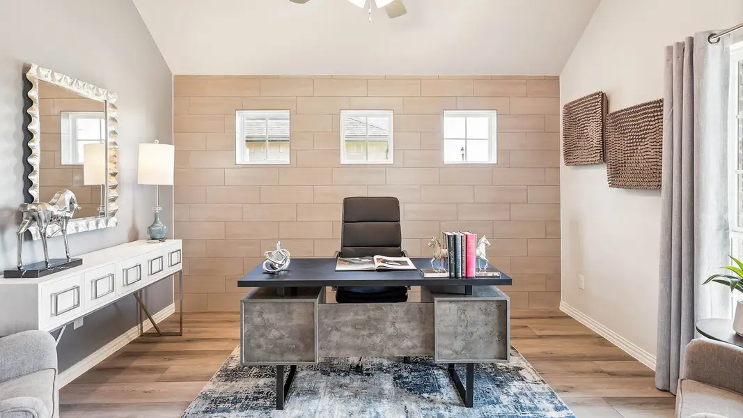Furnished interior view inside a new home in Pebblebrook, Sherman (Image 4).