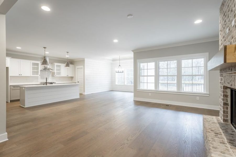 Representative unfurnished interior of a home built from the Farmview by Riverstone Construction, LLC in Jasper Highlands, Guild (Image 15).