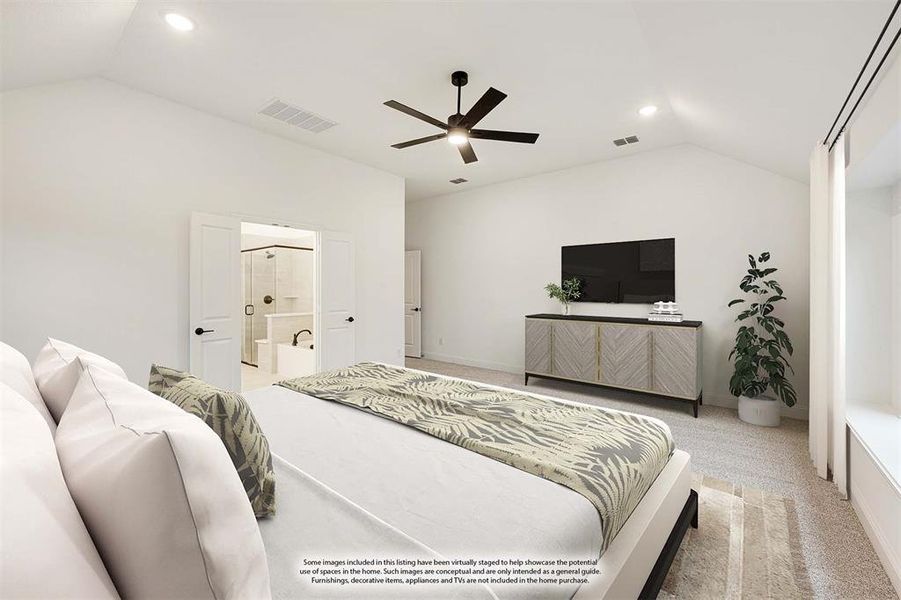 Furnished interior view inside a new home in West Crossing, Anna (Image 10). Furnished interior view inside a new home in West Crossing, Anna (Image 10).