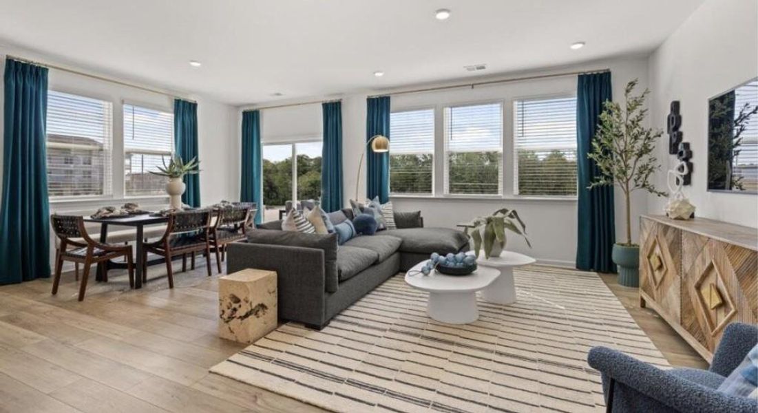 Furnished interior view inside a new home in Towns at Ivy Creek, Buford (Image 5).