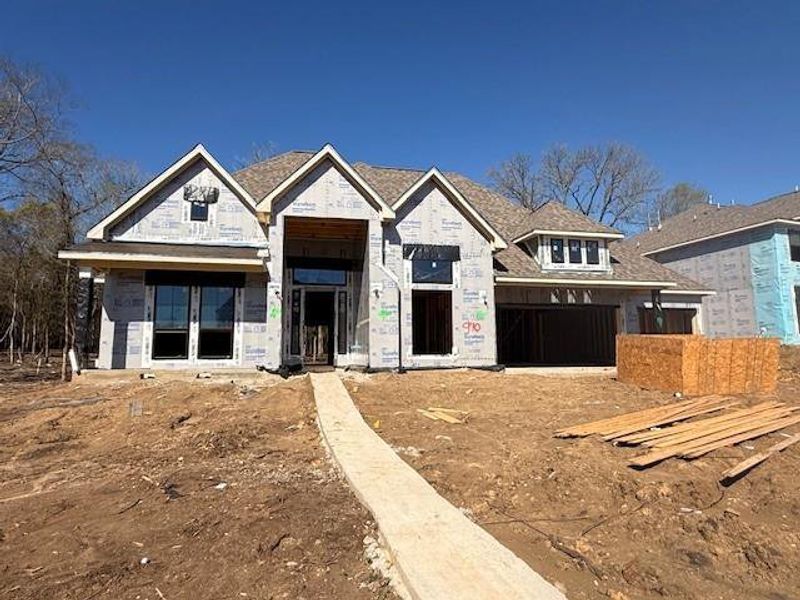 In-progress construction of a new home in Briarley, Montgomery, TX (Image 6).