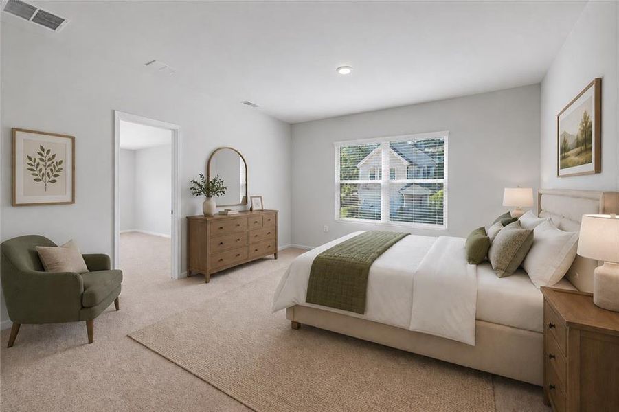 Furnished interior view inside a new home in , Grayson (Image 16).