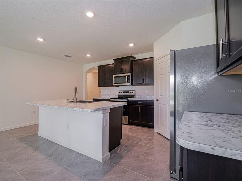 Added hardware on cabinets with newly installed sink and faucet. Added hardware on cabinets with newly installed sink and faucet.