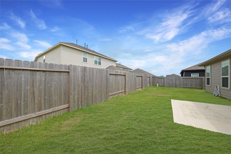 Front exterior of a new home in , La Marque, TX, highlighting curb appeal (Image 23). Front exterior of a new home in , La Marque, TX, highlighting curb appeal (Image 23).
