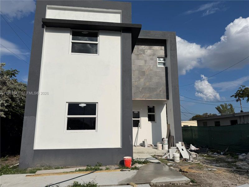 In-progress construction of a new home in , Pompano Beach, FL (Image 4). In-progress construction of a new home in , Pompano Beach, FL (Image 4).