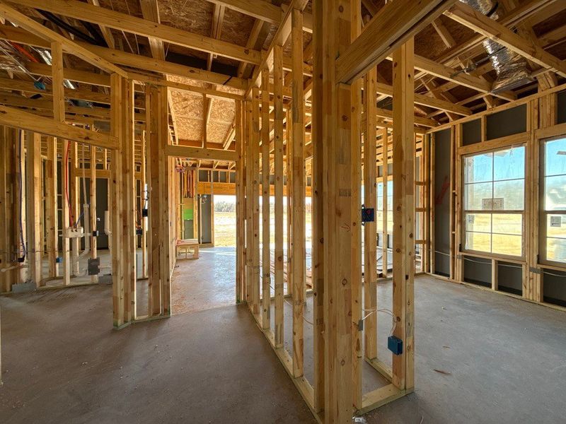 In-progress construction of a new home in Oak Grove Addition, Springtown, TX (Image 9).