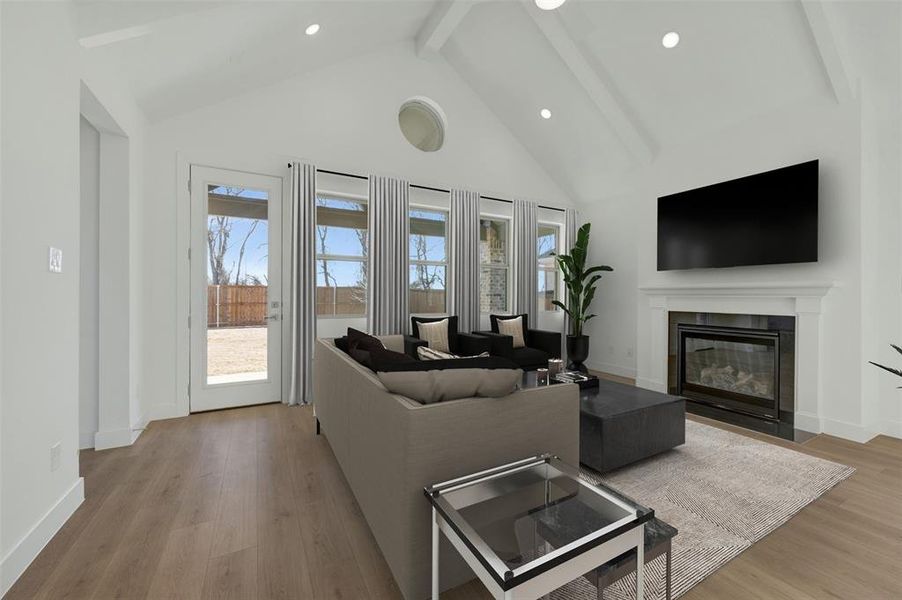 Furnished interior view inside a new home in Heritage Ranch, Sherman (Image 27).