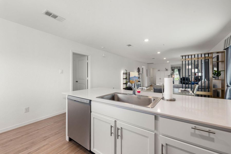 Furnished interior view inside a new home in , Splendora (Image 13).