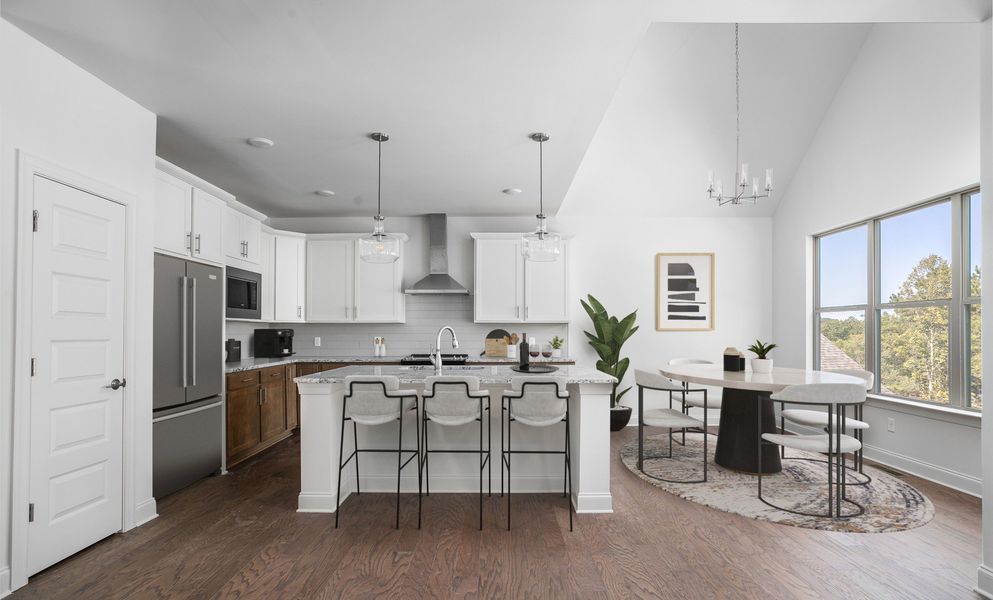 Representative furnished interior of a home built from the The Bayfield by Greentech Homes LLC in The Thicket at Sedman Hills, Hixson (Image 3).