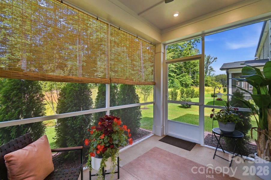 An owner upgrade- the coveted screened porch!