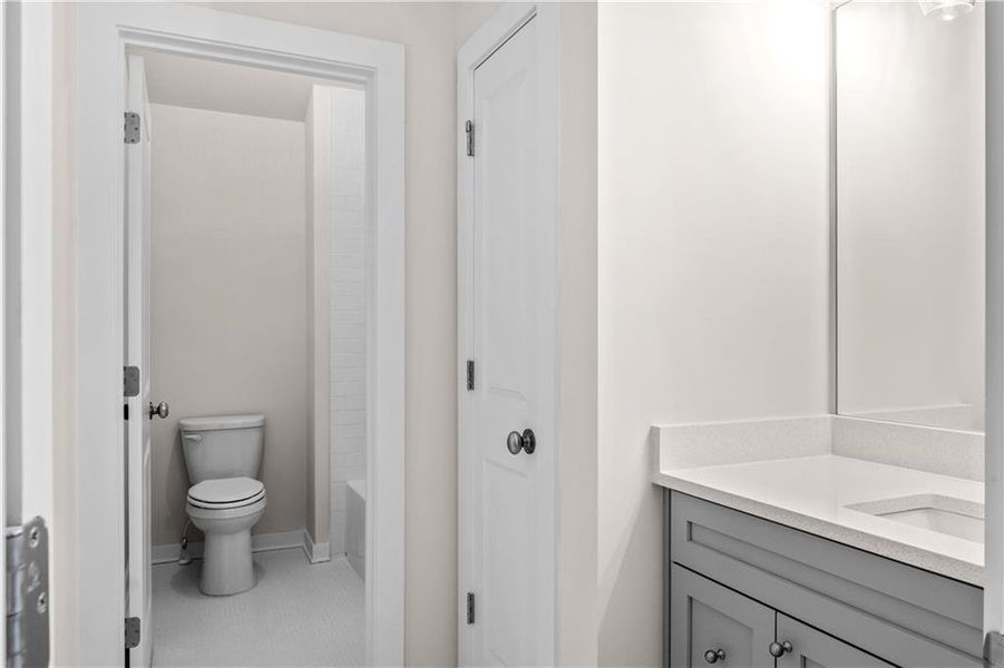 Furnished interior view inside a new home in Crossroads, Milton (Image 31).