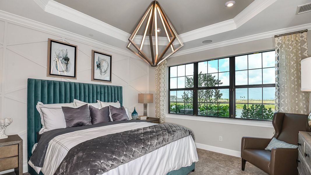 Furnished interior view inside a new home in Esplanade by the Islands Coach Homes, Naples (Image 3).