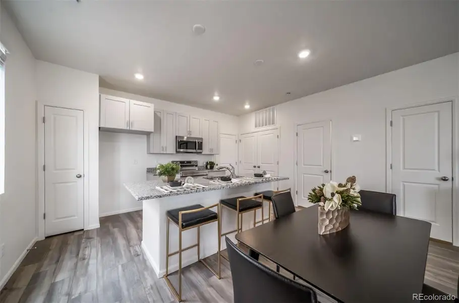 Furnished interior view inside a new home in , Aurora (Image 5).