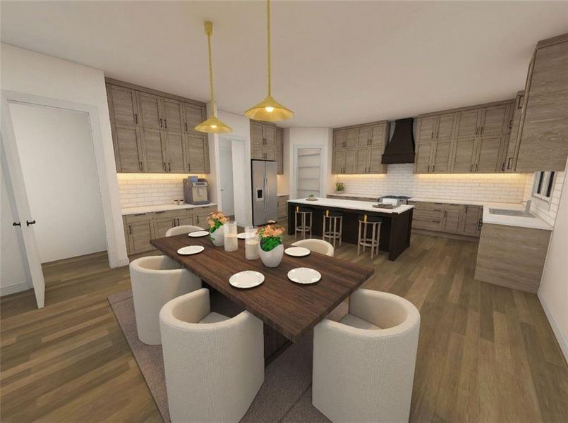 Furnished interior view inside a new home in Lanesborough, Marietta (Image 5).