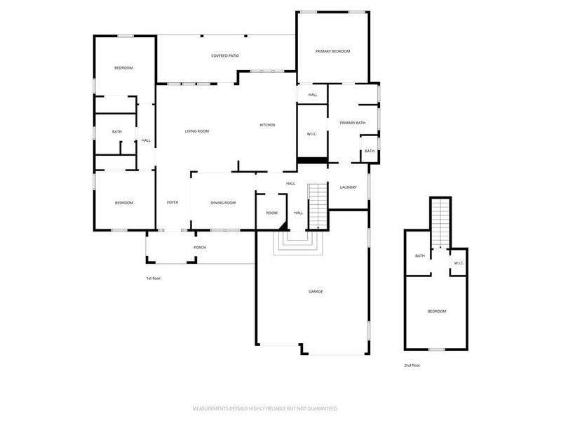 2D floor plan layout of this home in , Calhoun, GA (Image 4).