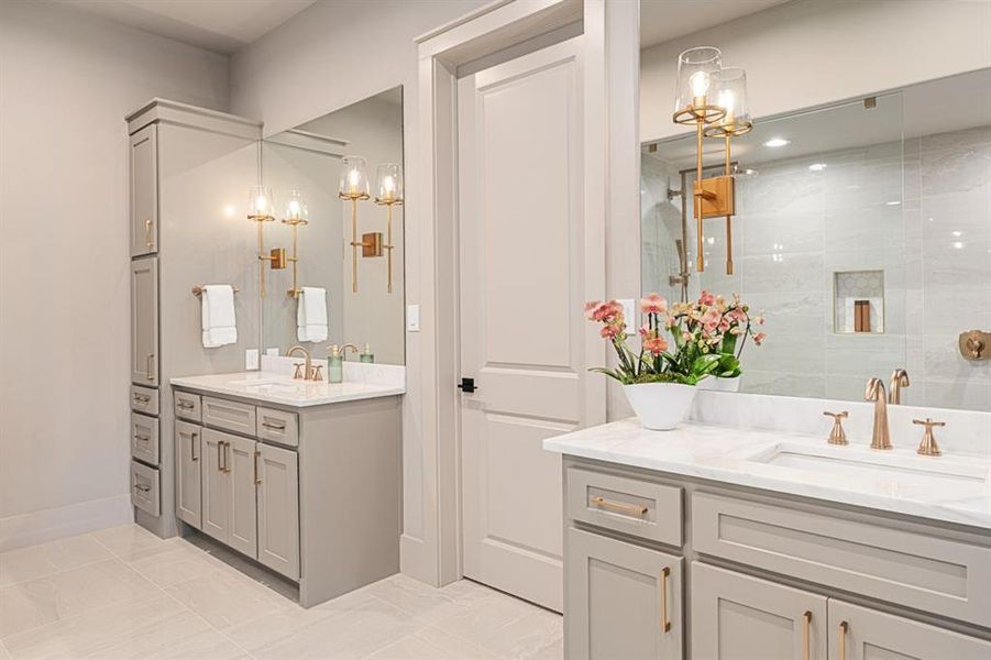 Dual vanities Dual vanities