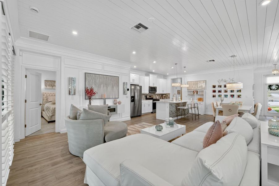 Furnished interior view inside a new home in Tradition - Telaro, Port St. Lucie (Image 15).