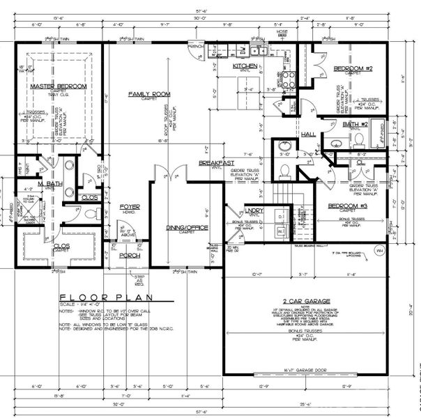 2D floor plan layout of this home in , Oakboro, NC (Image 3). 2D floor plan layout of this home in , Oakboro, NC (Image 3).