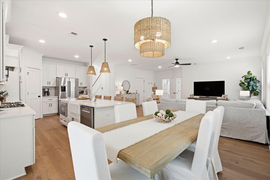 Furnished interior view inside a new home in , Mount Pleasant (Image 39).