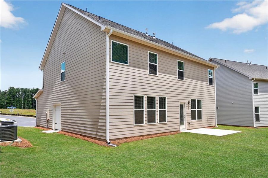 Exterior details and patio area of a home in , Villa Rica (Image 20).
