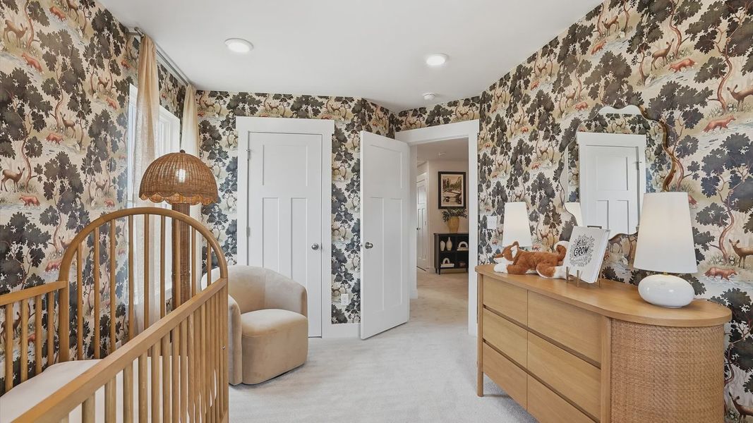 Furnished interior view inside a new home in Anna's Pointe, Simpsonville (Image 27).