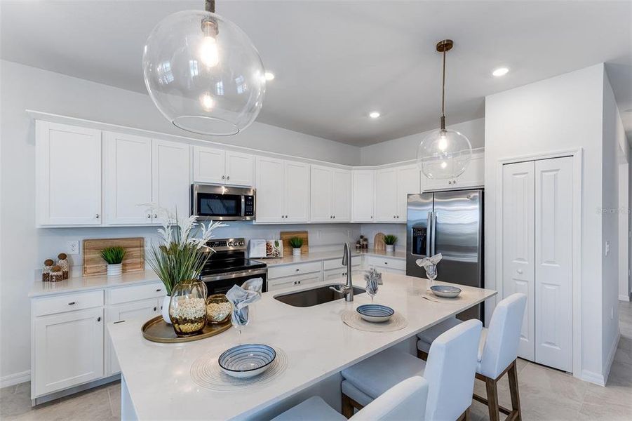 Furnished interior view inside a new home in Rye Ranch, Parrish (Image 2).
