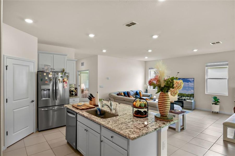 Furnished interior view inside a new home in , Ocala (Image 25).