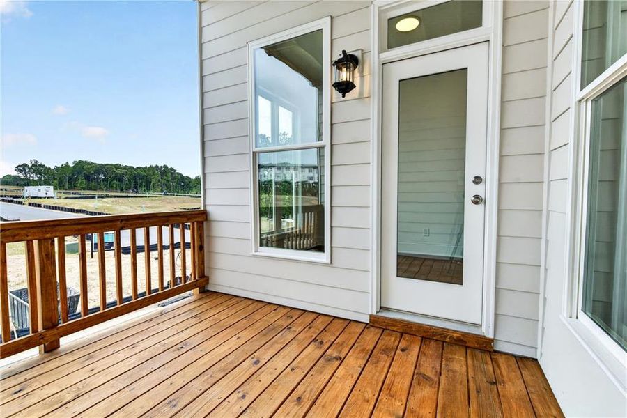 Exterior details and patio area of a home in Waterhaven, Cumming (Image 3).