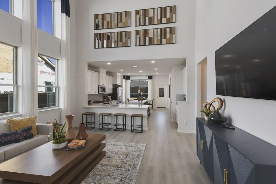 Representative furnished interior of a home built from the Tucson by Chesmar Homes in Heartland 40's, Heartland (Image 5).