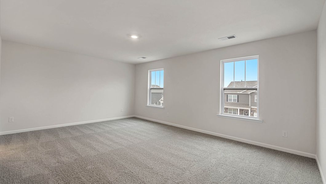 Representative unfurnished interior of a home built from the Belhaven by D.R. Horton in Lakestone, Woodruff (Image 21).