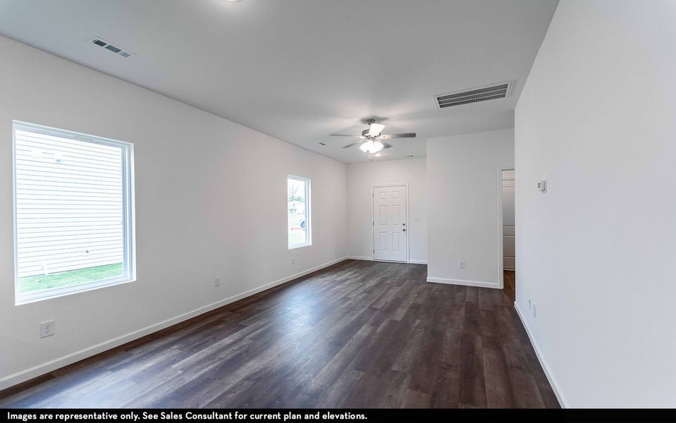 Spacious, unfurnished interior of a new home in Stonehenge, Manchester (Image 9).