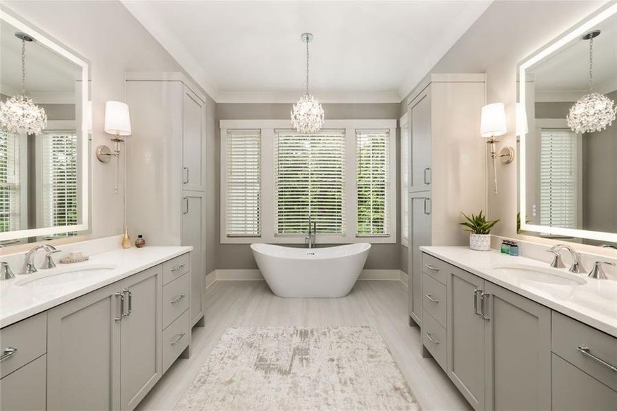 Furnished interior view inside a new home in , Gainesville (Image 11).