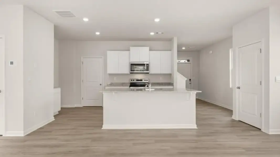 Furnished interior view inside a new home in Pointe Park, Union City (Image 5).