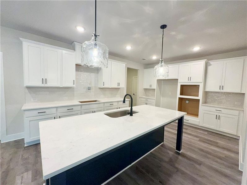 Furnished interior view inside a new home in , Hoschton (Image 8).
