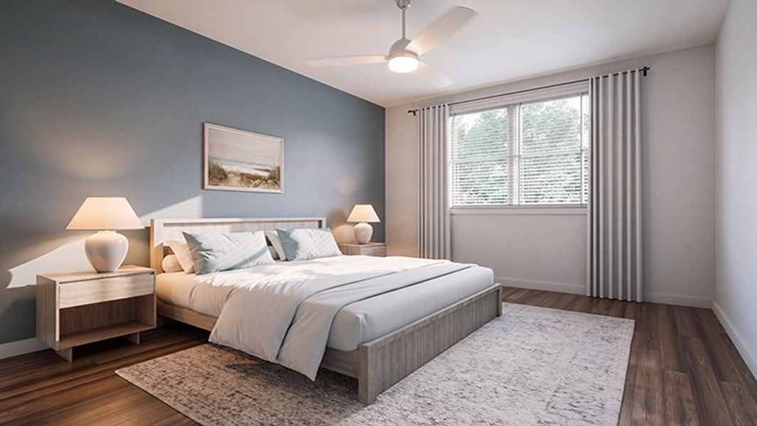 Furnished interior view inside a new home in Pineview North, Summerville (Image 5).