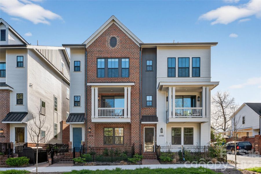 Front exterior of a new home in , Charlotte, NC, highlighting curb appeal (Image 2). Front exterior of a new home in , Charlotte, NC, highlighting curb appeal (Image 2).
