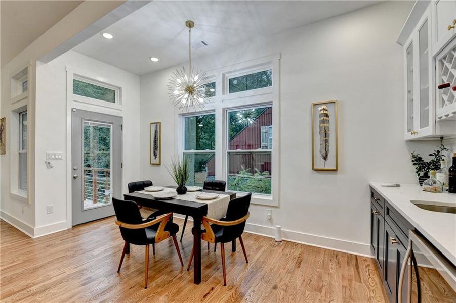 Furnished interior view inside a new home in , Atlanta (Image 31).