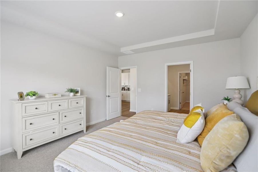 Furnished interior view inside a new home in Westmont Preserve, Powder Springs (Image 16).