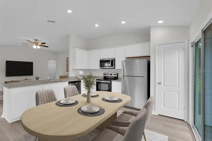 Furnished interior view inside a new home in Marion Oaks, Ocala (Image 7).